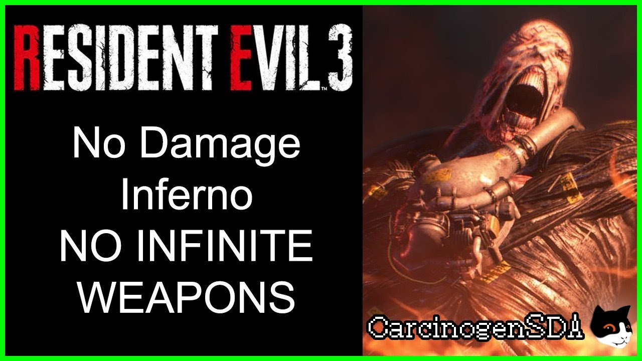 Resident Evil 3 Remake (PC) - No Damage, No Infinite Ammo (Inferno)