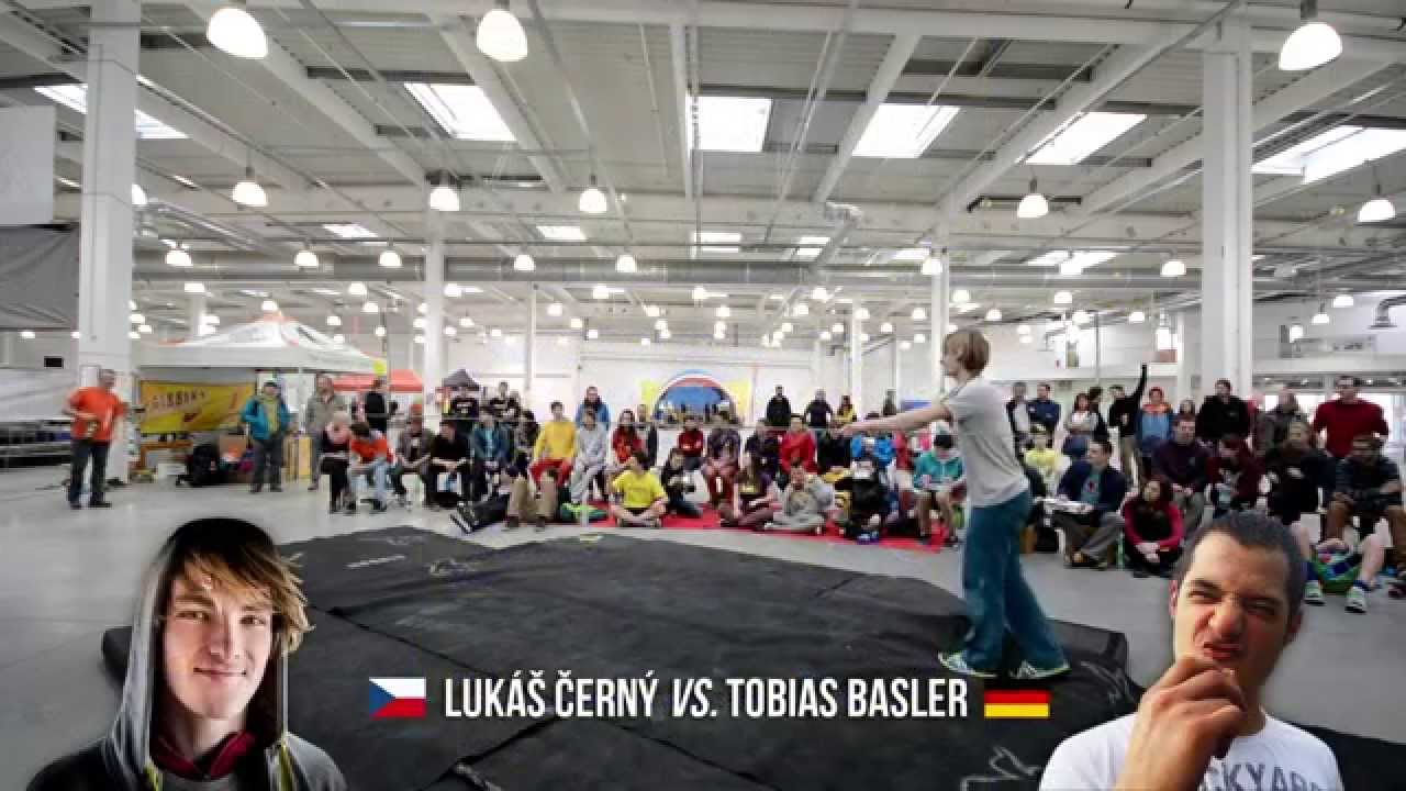 GIBBON Trickline Contest Plzeň FINAL // Luk&aacute;&scaron; Čern&yacute; vs. Tobias Basler