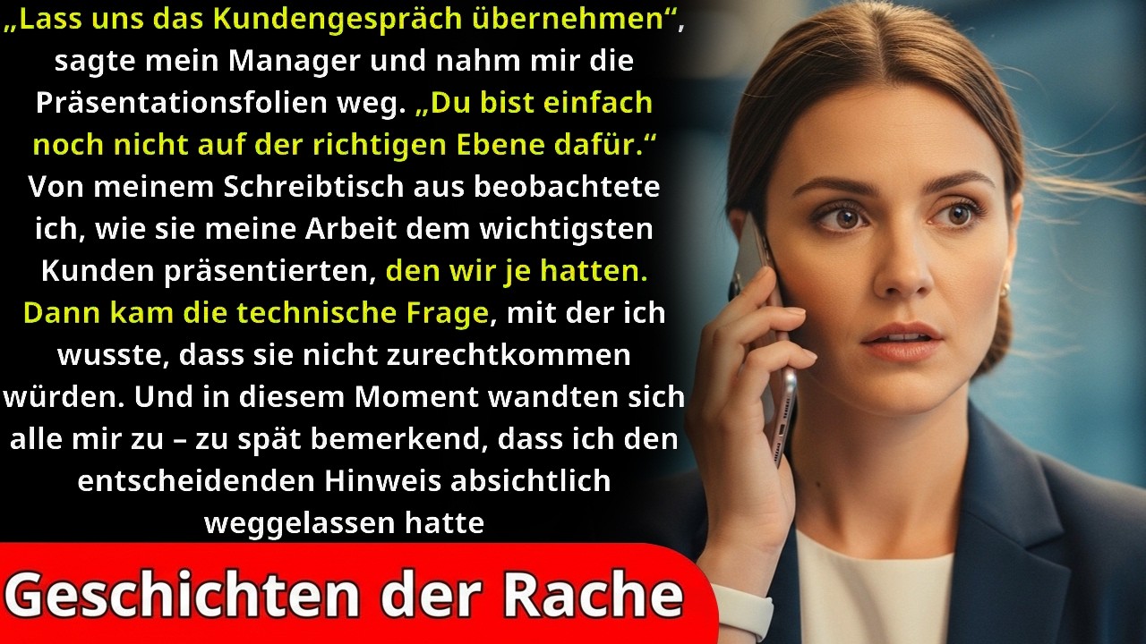 Ich baute die 8,2 Millionen Dollar Präsentation – doch sie schlossen mich aus“