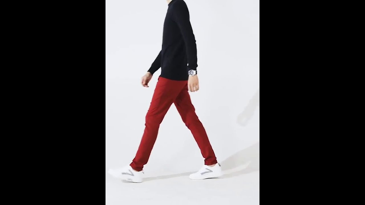 百搭SLIM FIT彈性窄版工作長褲 韓版長褲 素面色褲 窄管褲 微彈力褲 男生長褲 修身褲 有大尺碼