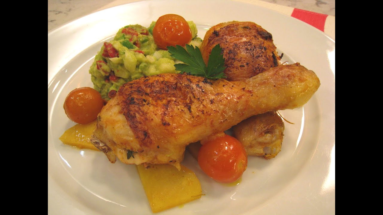 Cómetelo |  Muslos de pollo con salpicón