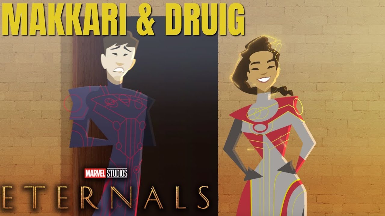 Makkari and Druig | The Untold Tales of the Eternals
