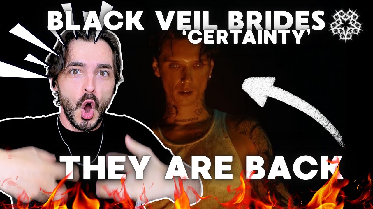 PELA PRIMEIRA VEZ BLACK VEIL BRIDES - 'CERTAINTY' AQUI NO CANAL! BRUTAL 🔥🔥🔥 || ROCK/METAL REACT