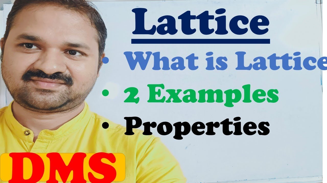 Lattice in Discrete Mathematics | 2 Examples | Lattice Properties | Hasse Diagram is lattice or not