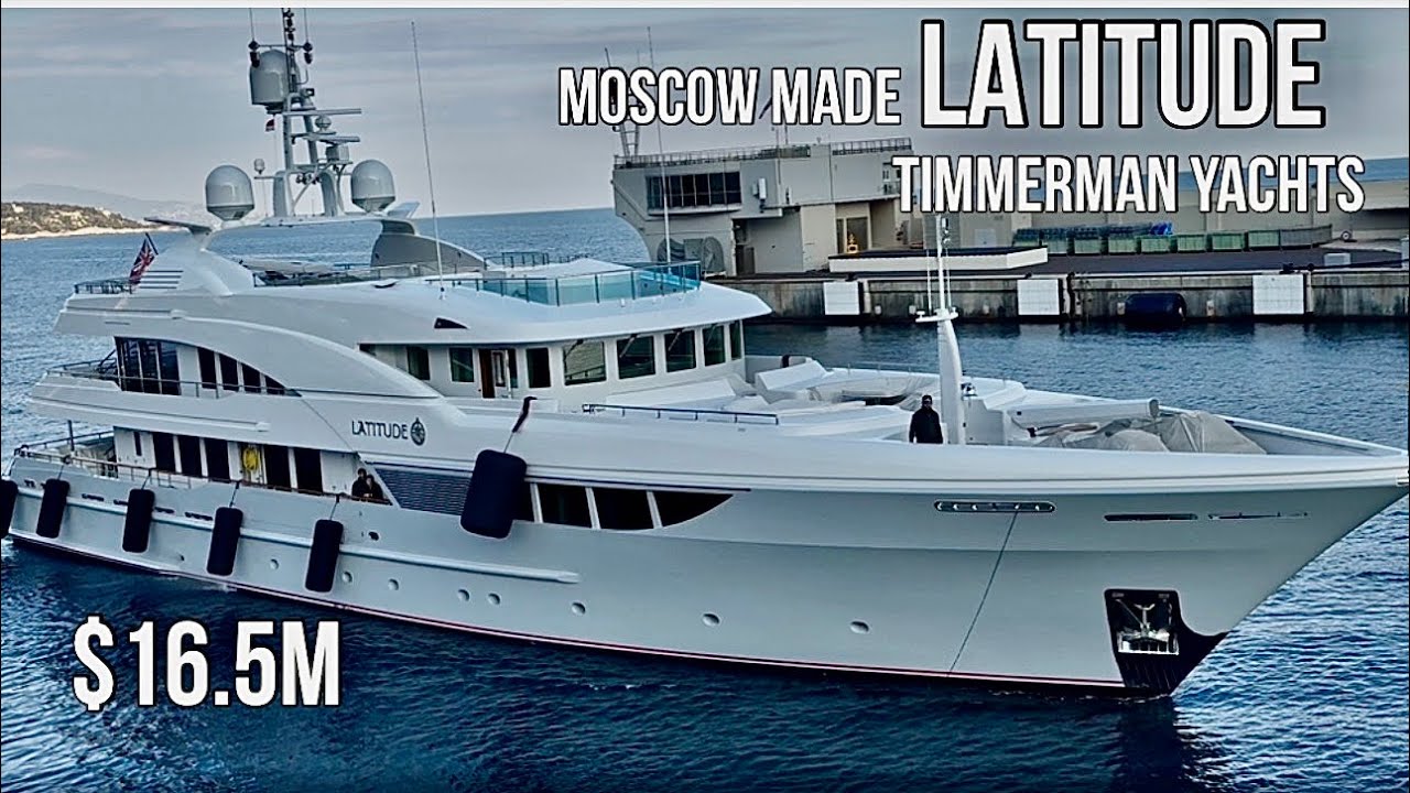 Moscow Shipyard made LATITUDE by Timmerman Yachts - A $16.5 Million Superyacht