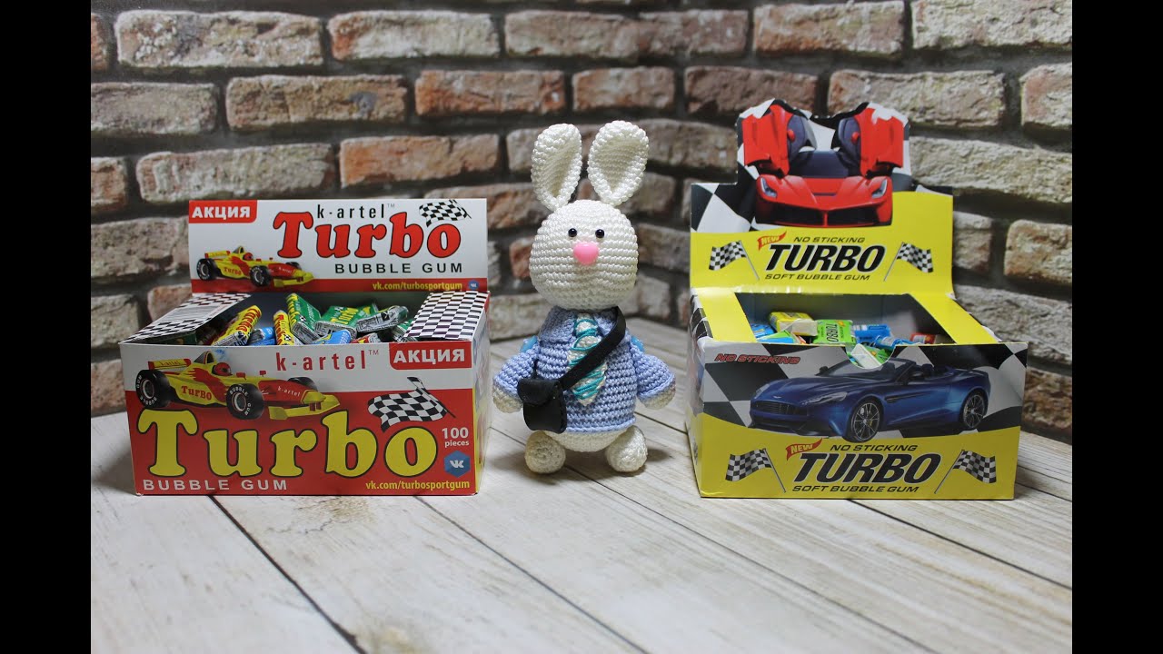Сравнение жевательной резинки «Turbo» фирм «K-Artel» и «PROGUM GIDA» (Turkey)
