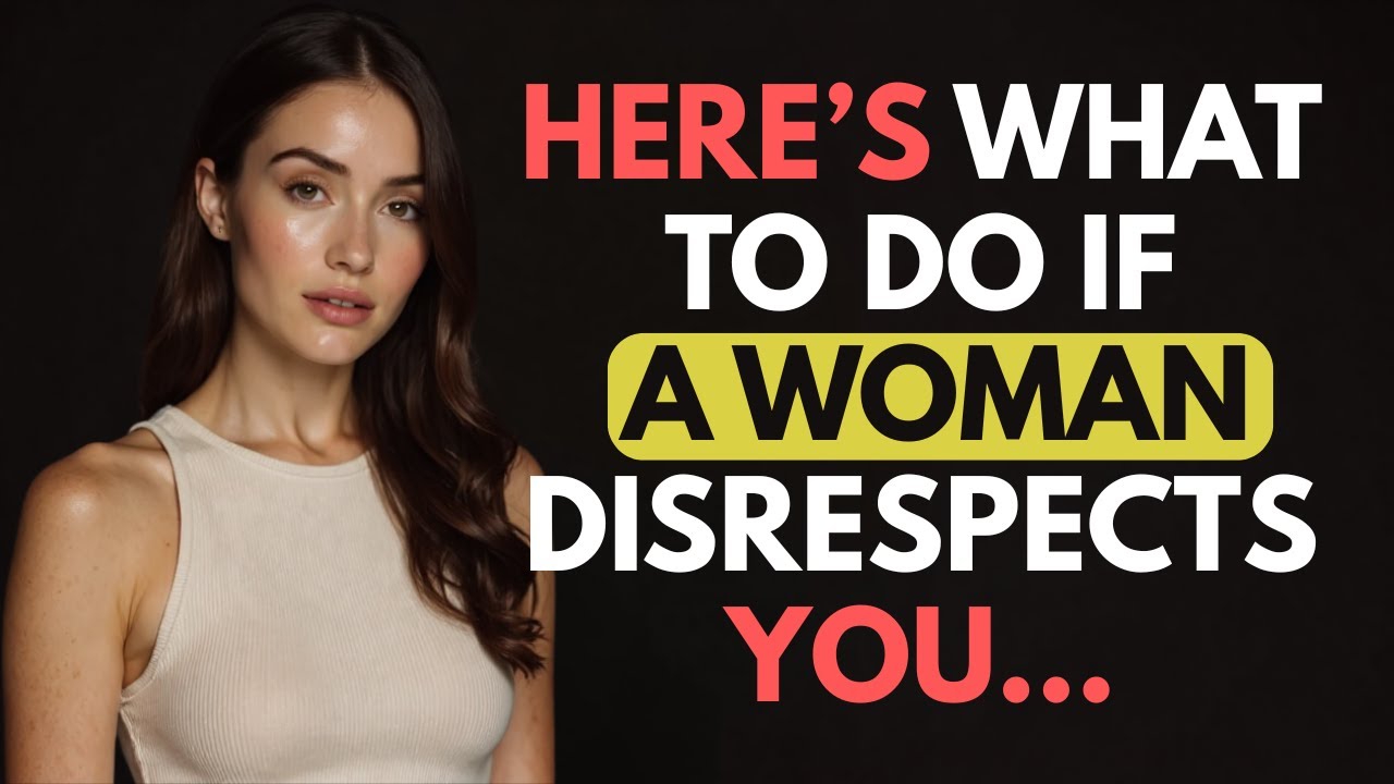 Here’s How To Handle A Woman Who Doesn’t Respect You - WALK AWAY!