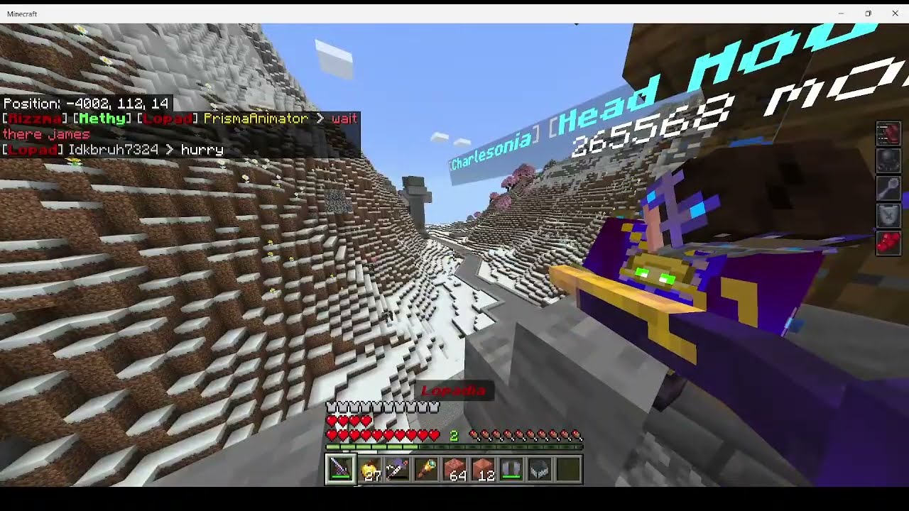 Intense Minecraft Skirmish at Blocktopia