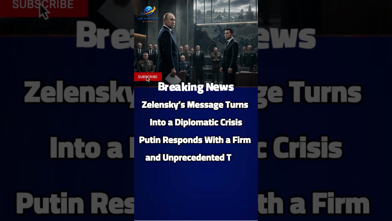 Zelensky&rsquo;s Message Turns Into a Diplomatic Crisis