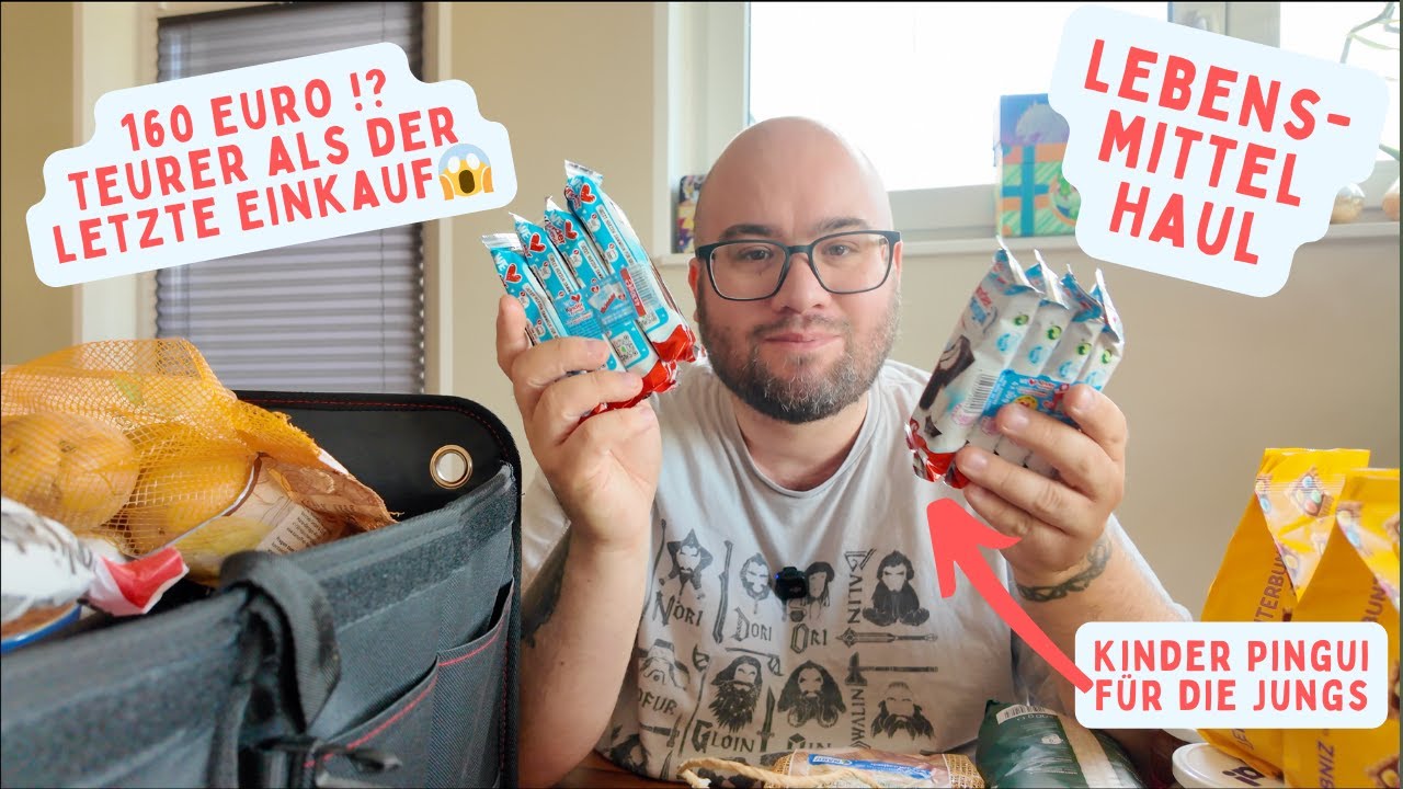 Alleinerziehender Papa kauft ein: Lebensmittel-Haul für 160 € – Teurer als letztes Mal! 😳🛒