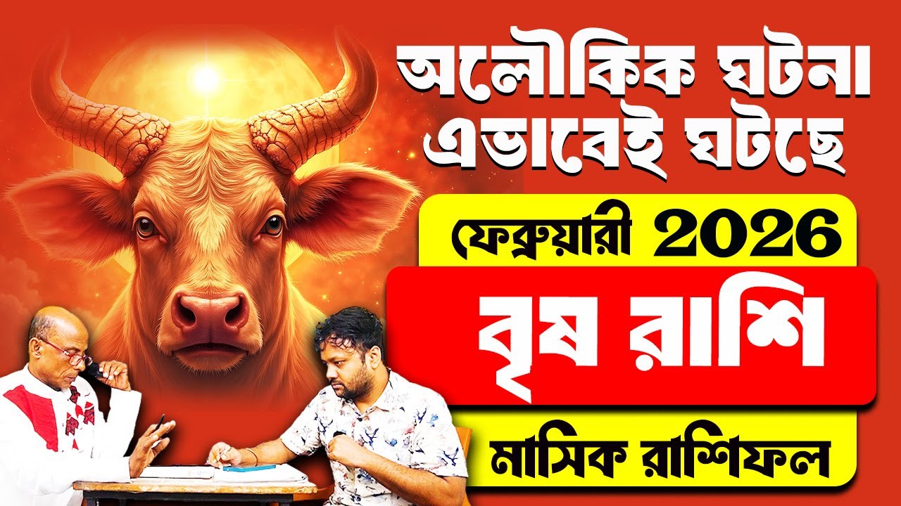 অসাধারণ সময় ২০২৬ সাল ফেব্রুয়ারিতে | বৃষ রাশি Brisha Rashi February 2026 #PradipSahoo