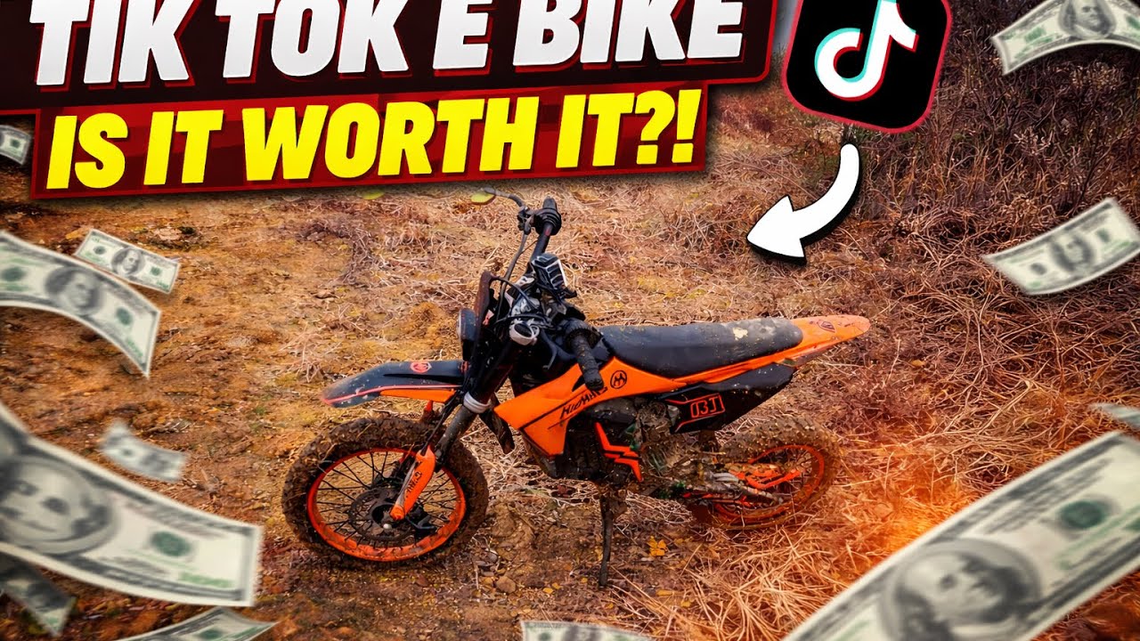 Electric Tik Tok bike is better than a normal dirt-bike!?
