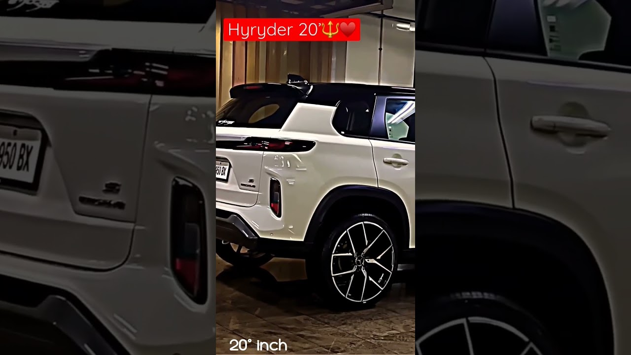 toyota hyryder with 20 inch alloys wheel 