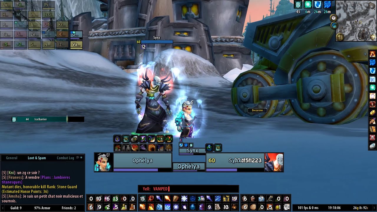Wow Classic - Oph&eacute;lya / Manfred - Mage - PvP Plays 4.0