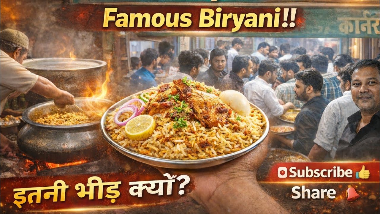 मशहूर असलम की बिरियानी😋 | #biryani | #daliganj | #lucknowcity | #newvlogvideo | #indiavlogs #girls 