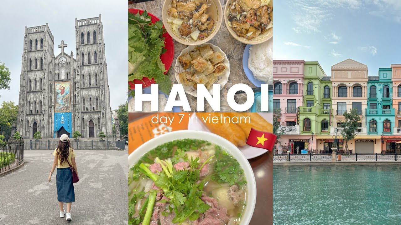 explore hanoi | vietnam vlog 09 | hoan kiem lake , mega grand world, old quarter
