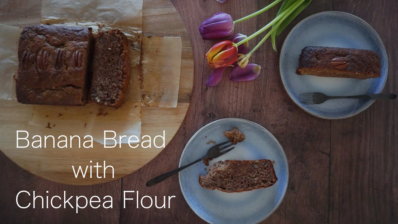 Banana bread with Chickpea Flour (gluten free)