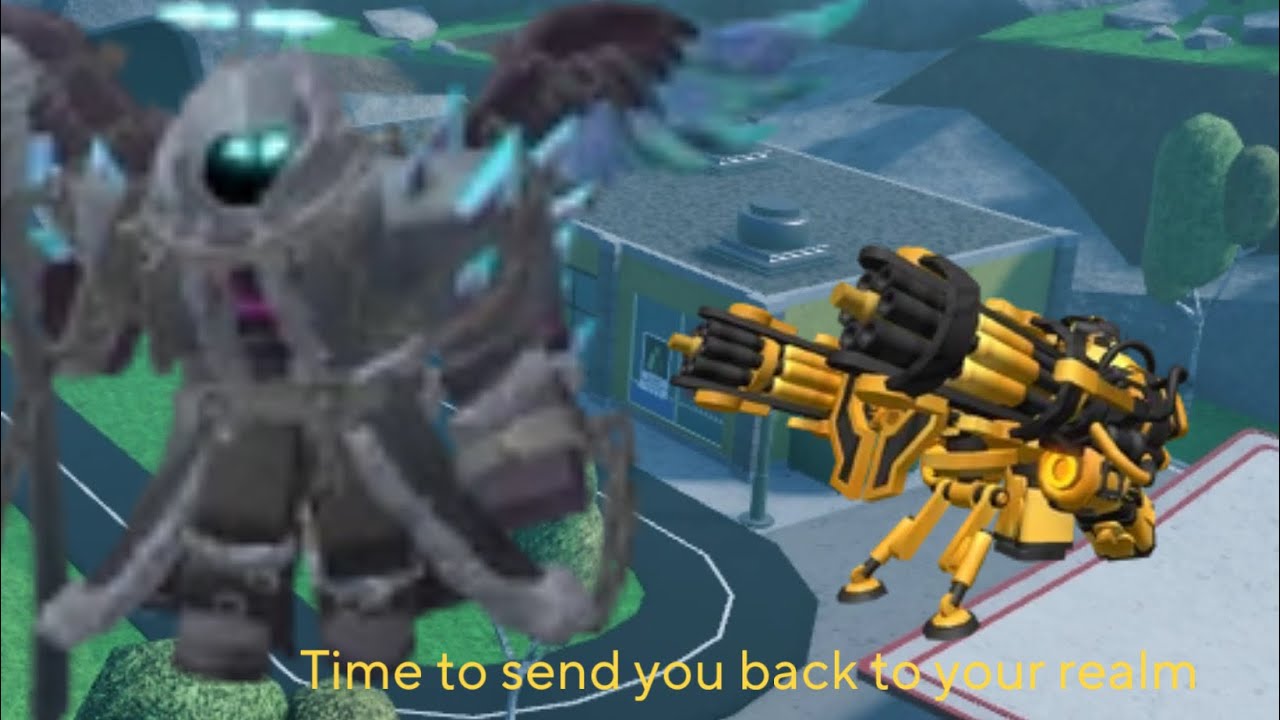 40 buffed golden  mini gunners vs the frost spirit