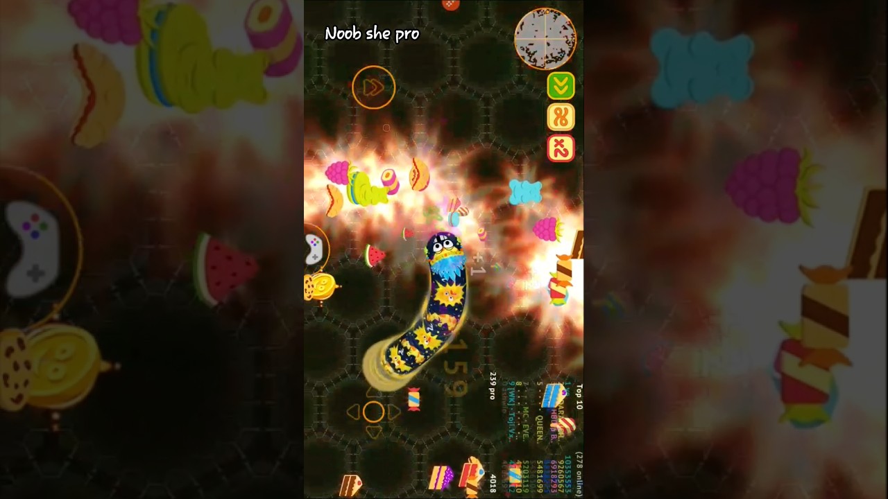 Wormate io world record trilling #vipshorts