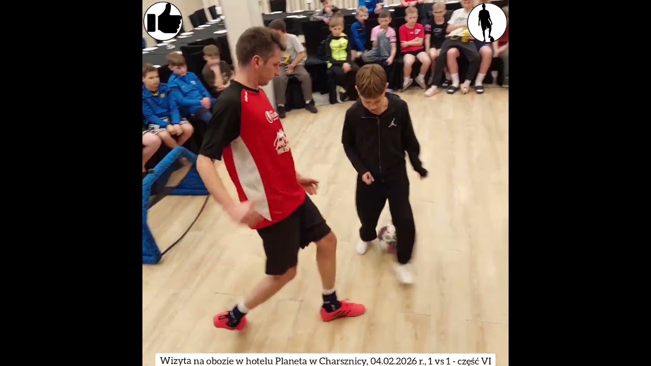 Wizyta na obozie w hotelu Planeta w Charsznicy, 04.02.2026 r., 1 vs 1 - część VI