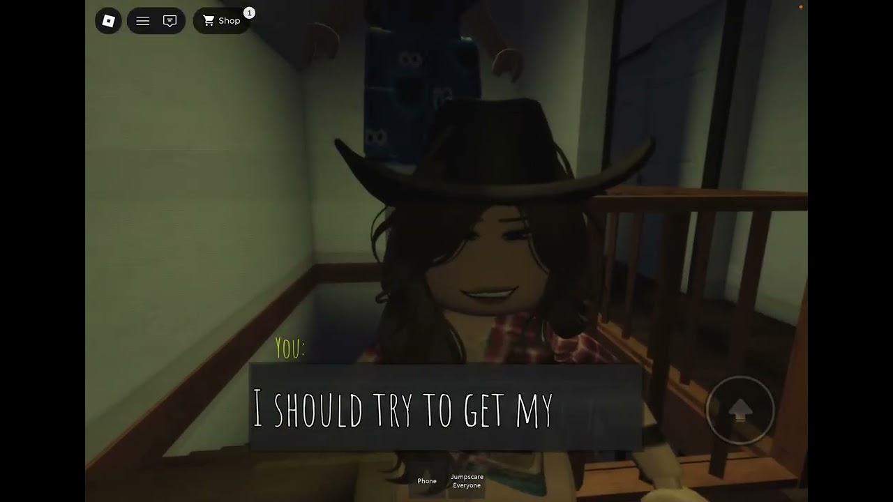 Playing a horror game with my friends! Game name:short horror games (stalker incident)