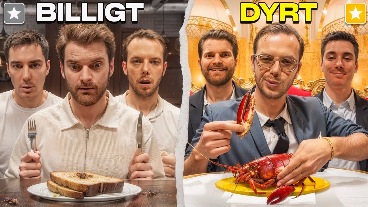 GÖTEBORGS DYRASTE VS BILLIGASTE FRUKOST, LUNCH OCH MIDDAG.