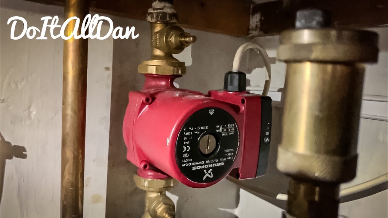 How To Replace A Grundfos Central Heating Pump 15/50 15/60