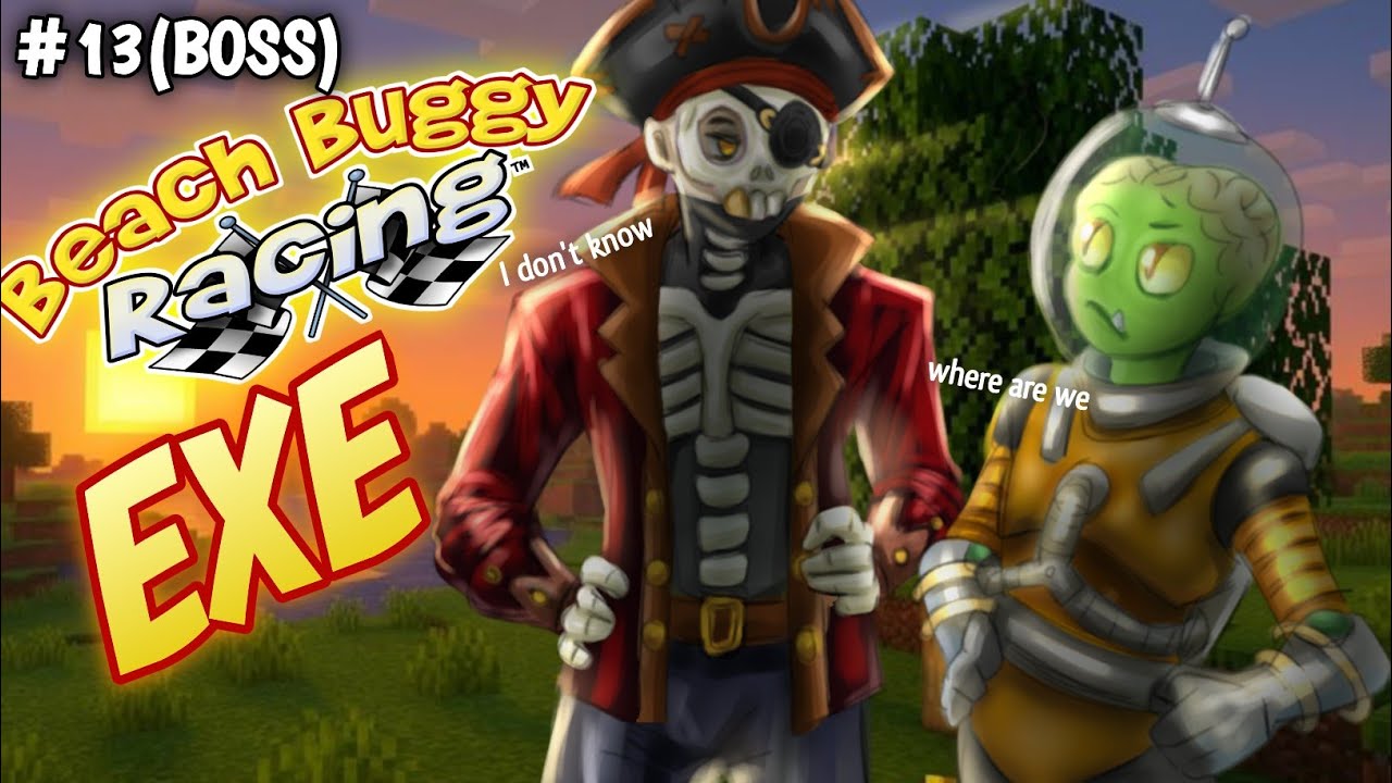 Mcskelly vs B'Zorp funny moment - beach buggy racing exe - by freg🐸✨