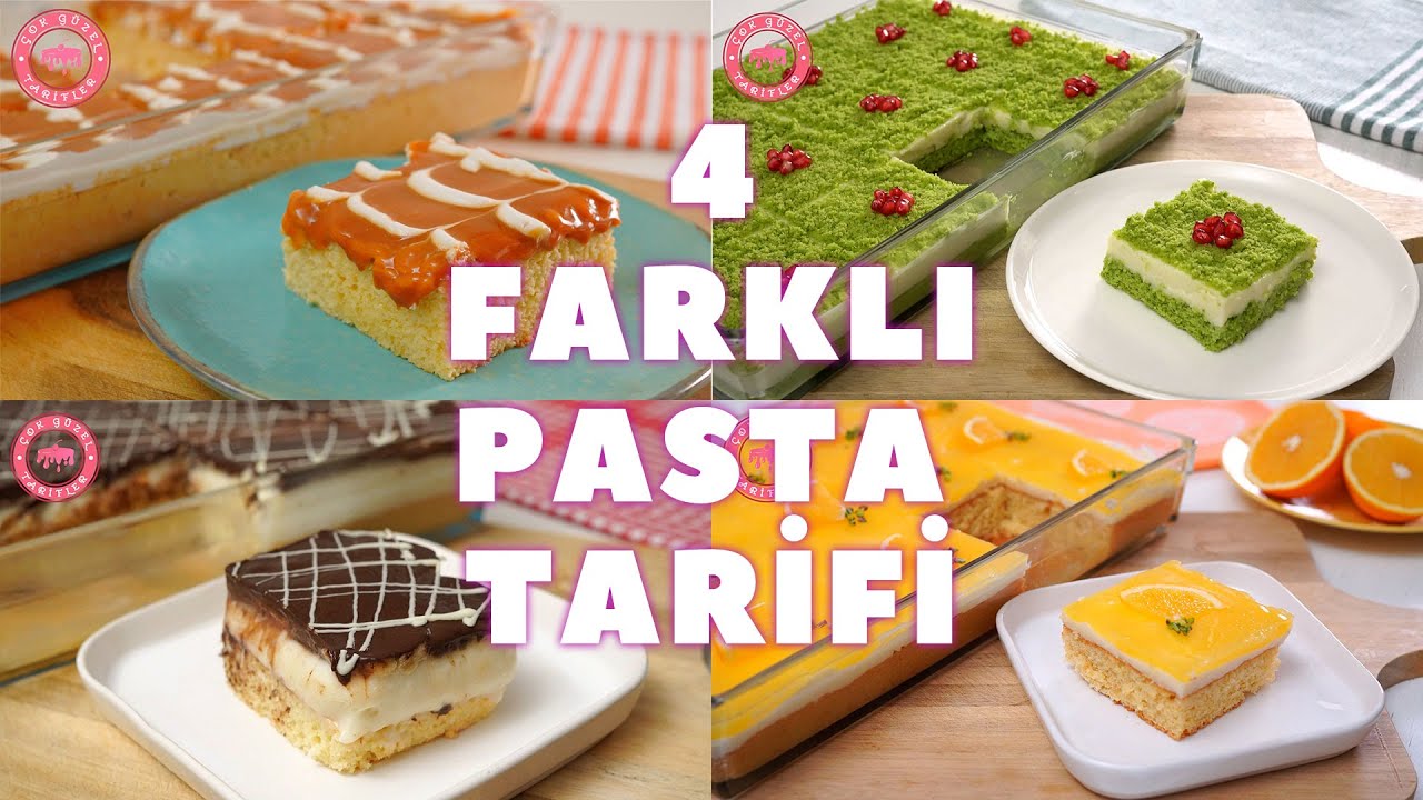 NE ZAMAN MİSAFİRİM GELSE BU PASTALARI YAPARIM 🥳 Yumuşacık Kekiyle 🎂 Borcamda Kolay Pasta Tarifleri