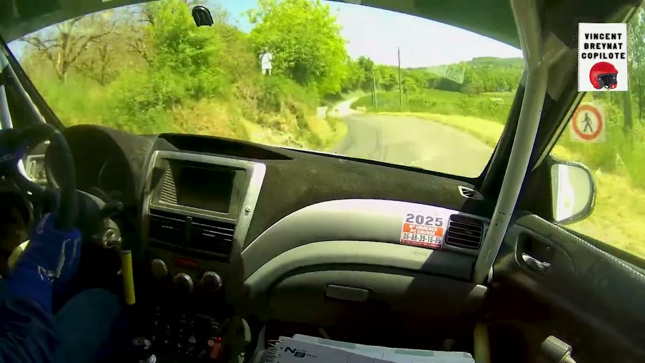 Rallye Castine Terre d'Occitanie 2025 ES2 Néendertal 11,800 Km Subaru Impreza STI N15 N°59 Guiraud