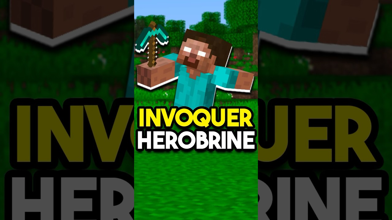 Invoquer Herobrine avec ses potes 😂 #minecraft