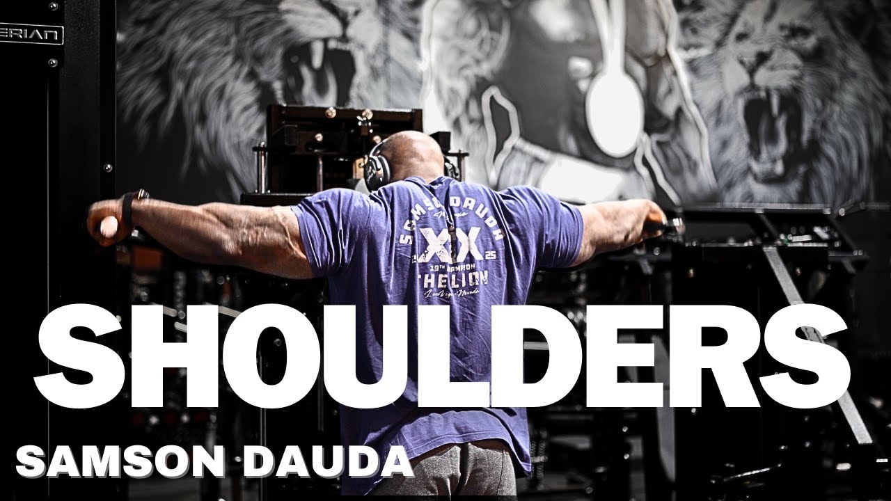 Shoulders  workout at the Cave | Samson Dauda