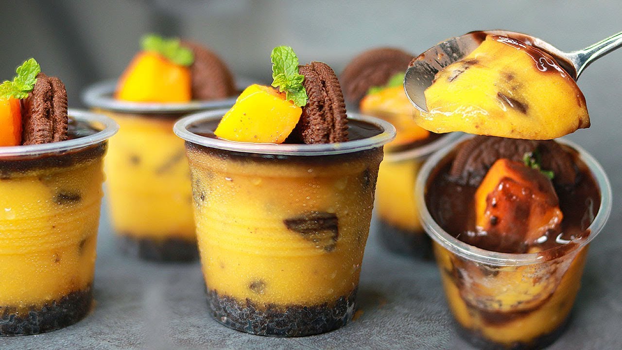 Oreo Mango Dessert Box | Mango Pudding Dessert Box | Oreo Dessert | Yummy Dessert Recipe