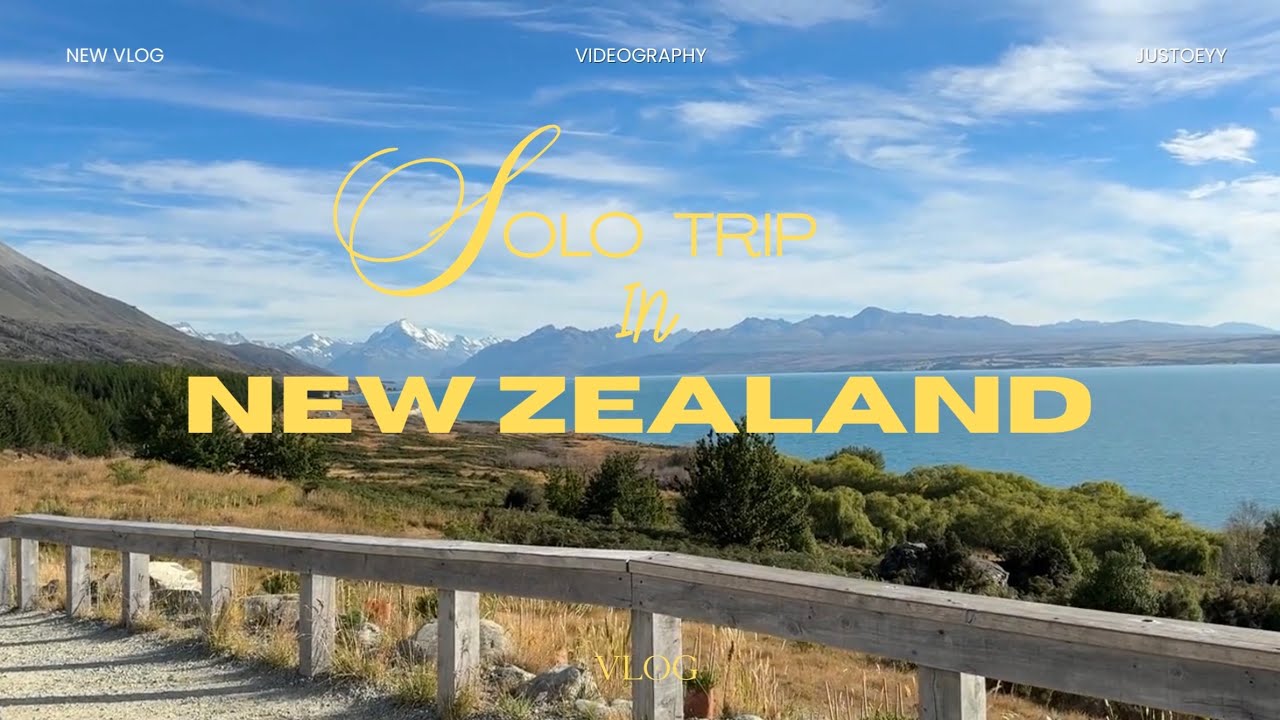 VLOG ꕤ Solo Trip in New Zealand 🏔️ เที่ยวนิวซีแลนด์คนเดียวแบบไม่ขับรถ