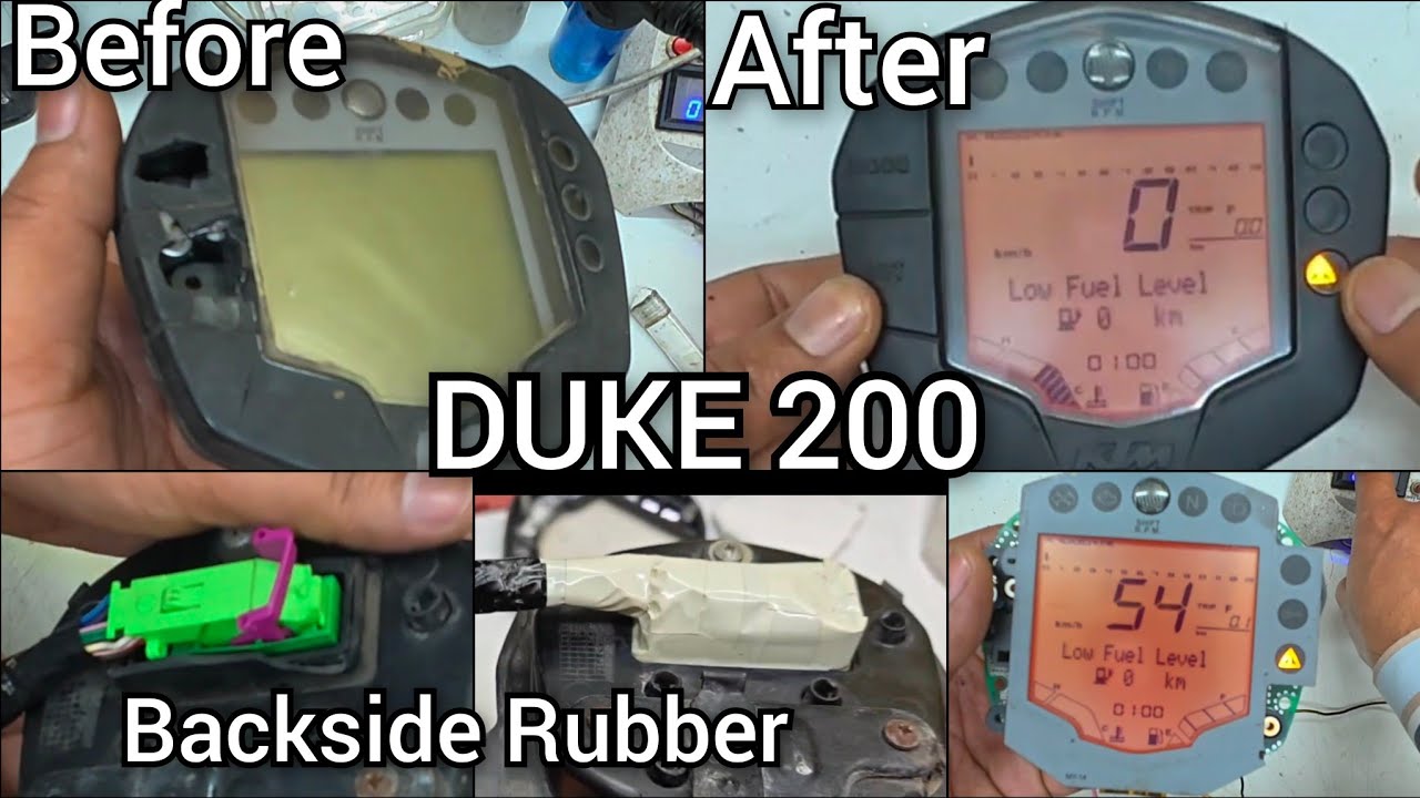 KTM Duke Meter Restoration. (Water Damage Meter Repair) #ktm #duke #ktmduke #bike #viralvideo