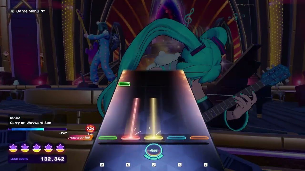Carry On Wayward Son Expert by Kansas Lead 100% FC - Fortnite Fetival