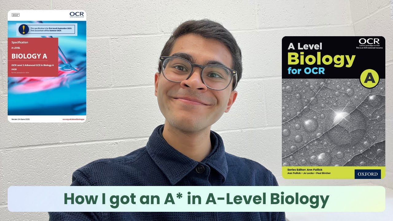 How I got an A* in OCR-A A-Level Biology 😄🌳🦋🧫🧬🫀🧠