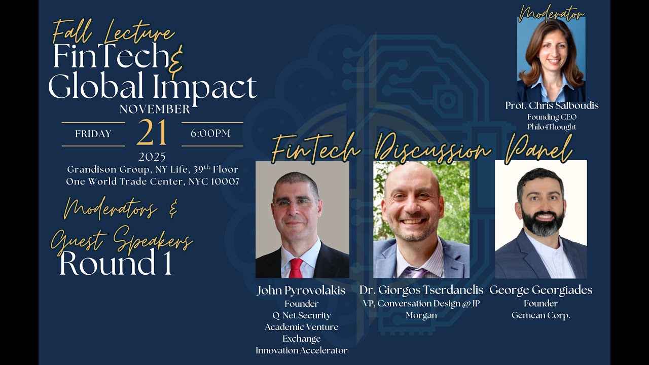 AI INTEGRATION PANEL SERIES: S1 E1 :: FINTECH :: Nov. 21st 2025 @ World Trade Center NYC