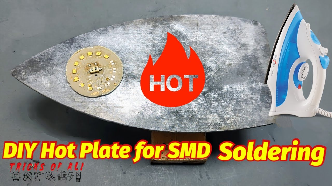 Homemade Reflow Hot Plate for SMD Soldering
