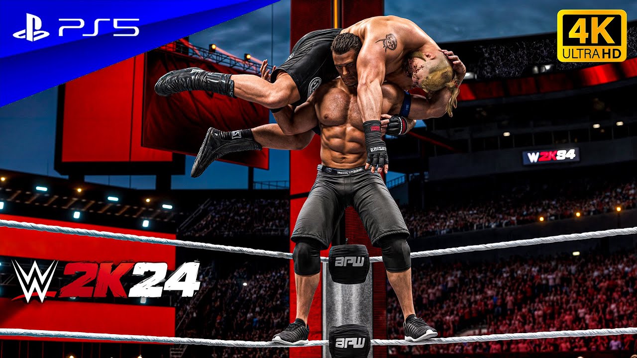WWE 2K24 — Джон Сина против Брока Леснара | Матч по экстремальным правилам на SummerSlam | PS5™ [...
