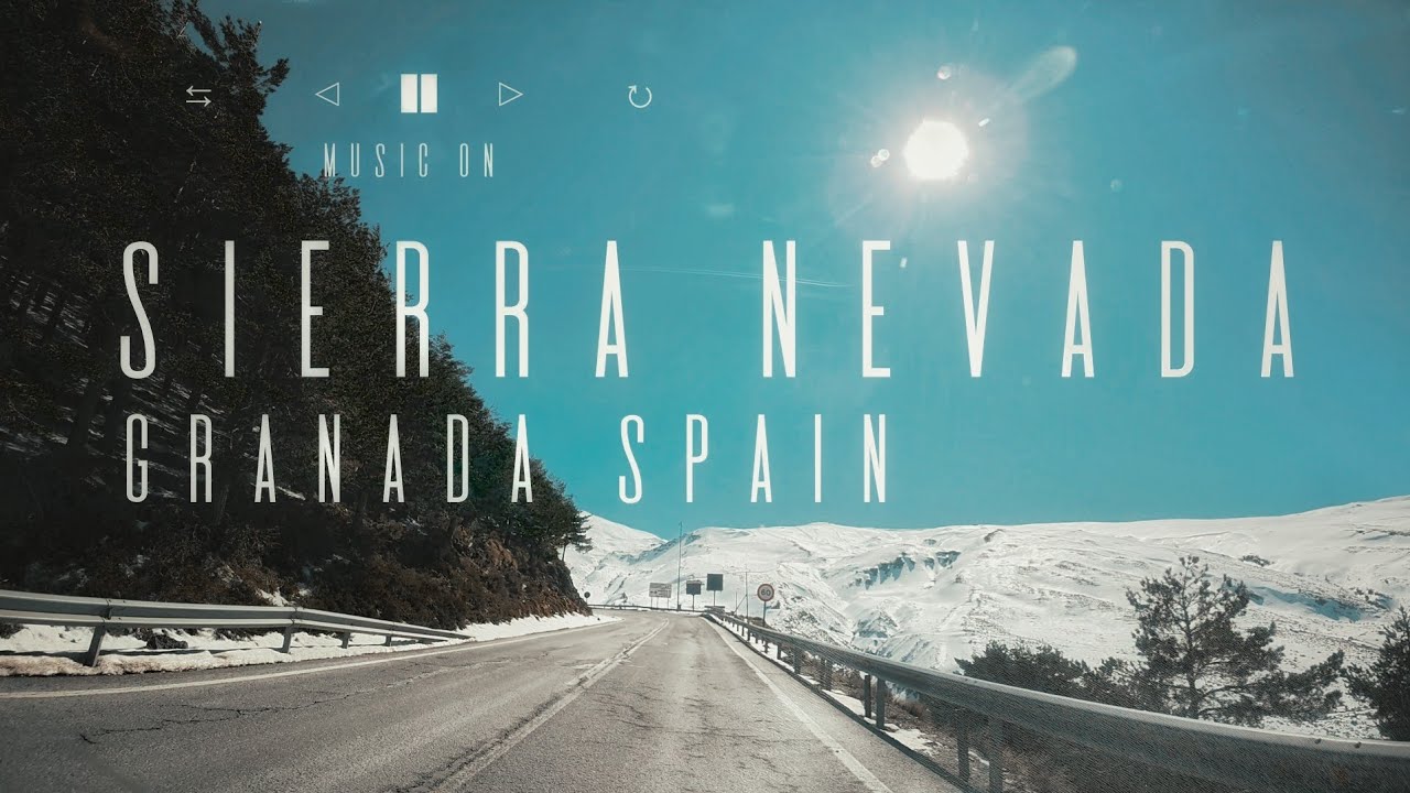 4K 🇪🇸 Sierra Nevada Granada Spain - Driving Tour | Ambient Music 