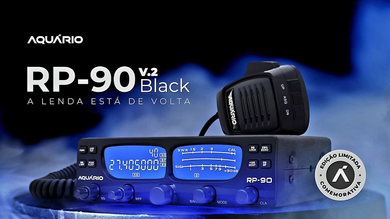 VÊM NOVIDADES AÍ, FIQUE LIGADO | RÁDIO PX AQUÁRIO RP-90 BLACK