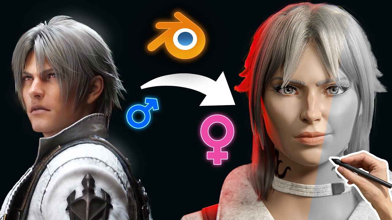 How I sculpt Girls vs Boys. My Blender Sculpting Workflow.