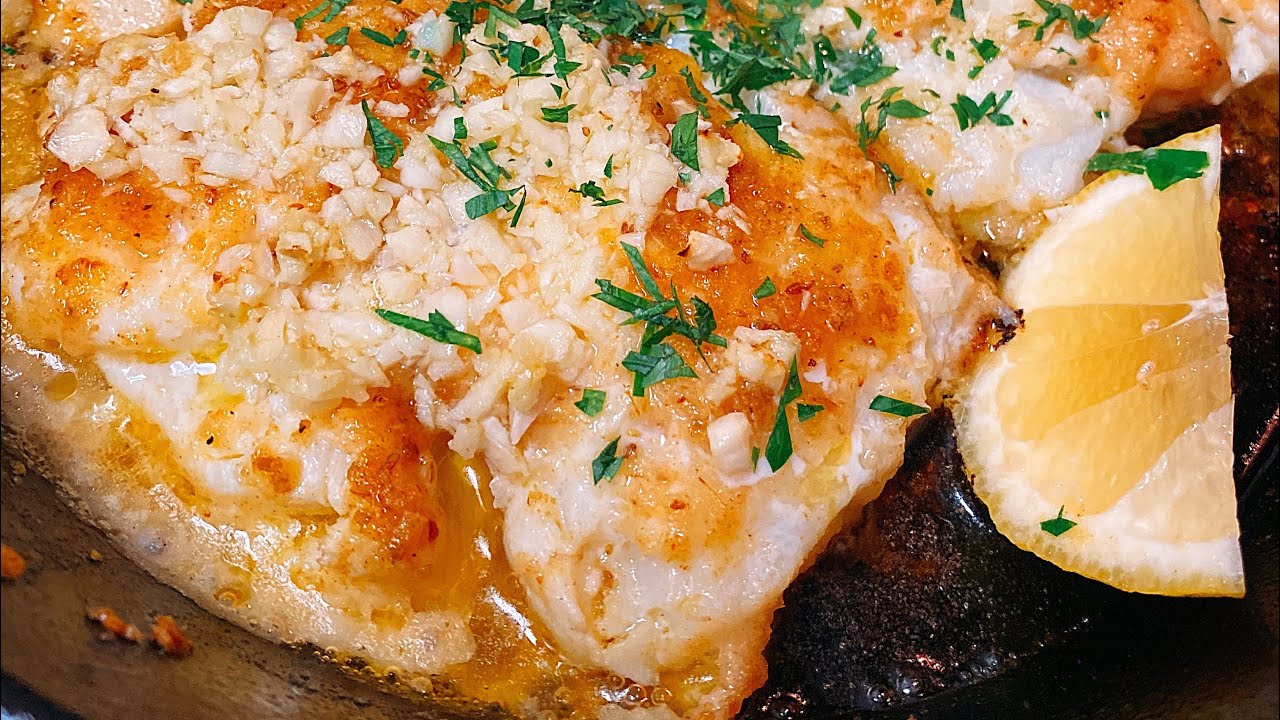 Greek-Style Garlic Lemon Cod