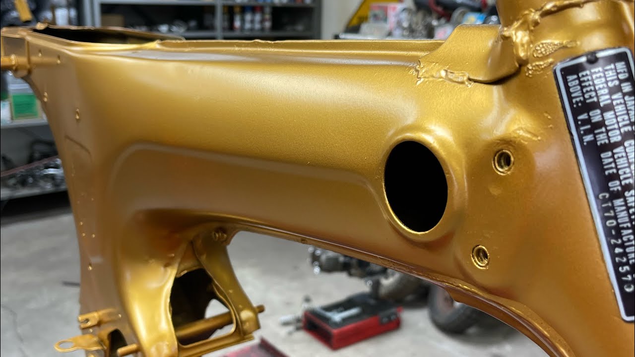 $500 Honda CT70 gets some paint.