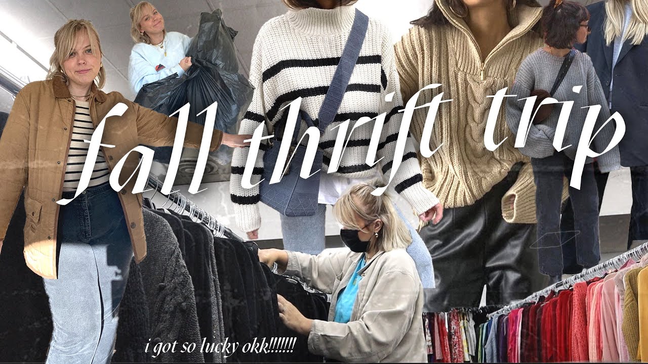 thrift with me for literally everything on my FALL pinterest board + a big try on haul