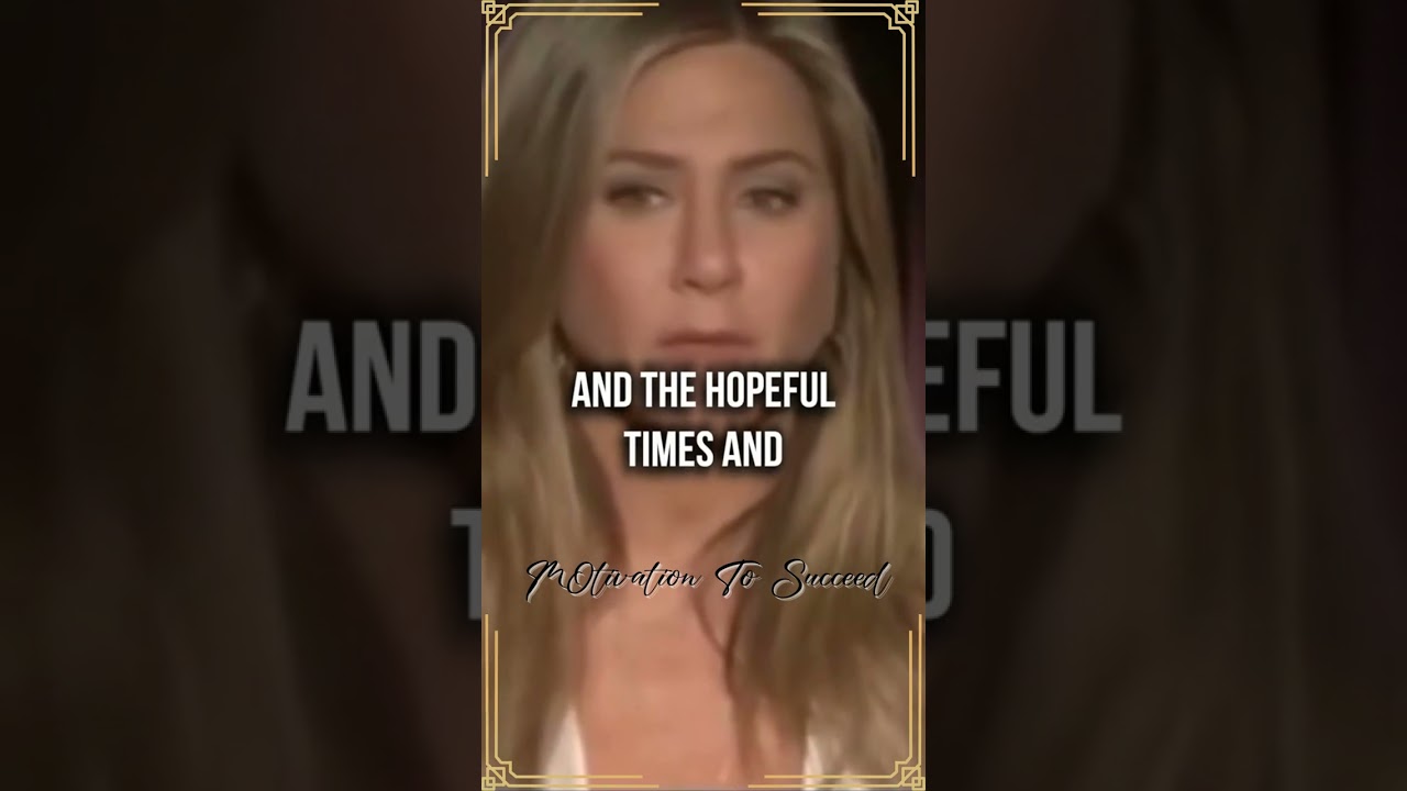 Jennifer Aniston: Talks About Pain, Sadness & Moving On