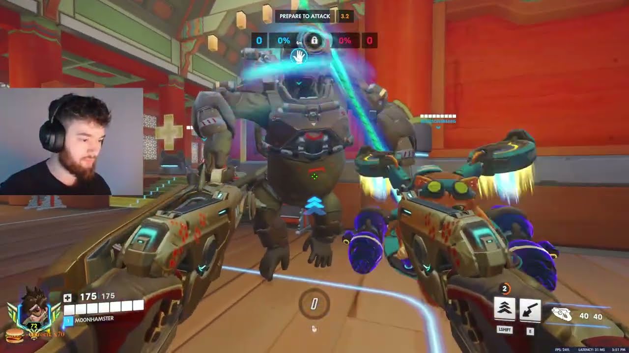 Overwatch Tracking God Dafran Playing Tracer = Easy Win