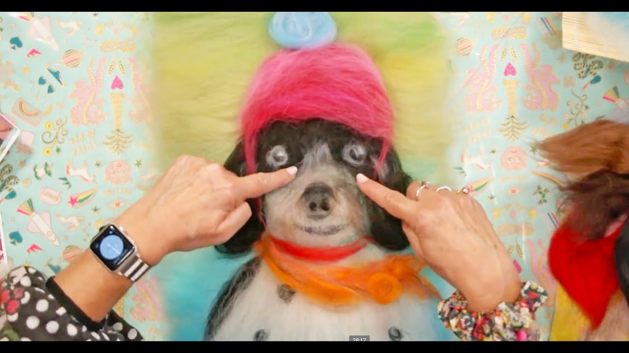 How to Wet Felt a ‘Selfie’ Picture or Portrait