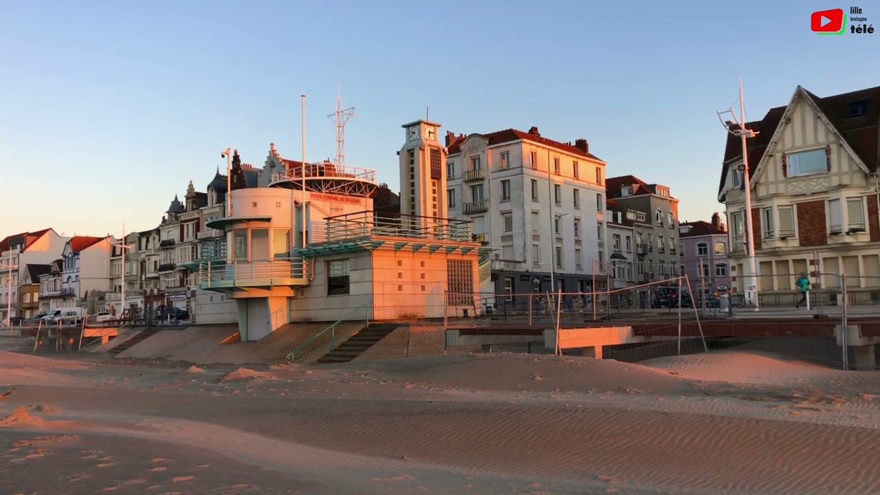 DUNKERQUE  | 🌬️  Plage de Malo-les-Bains en Hiver   |  NORD 24 Télévision